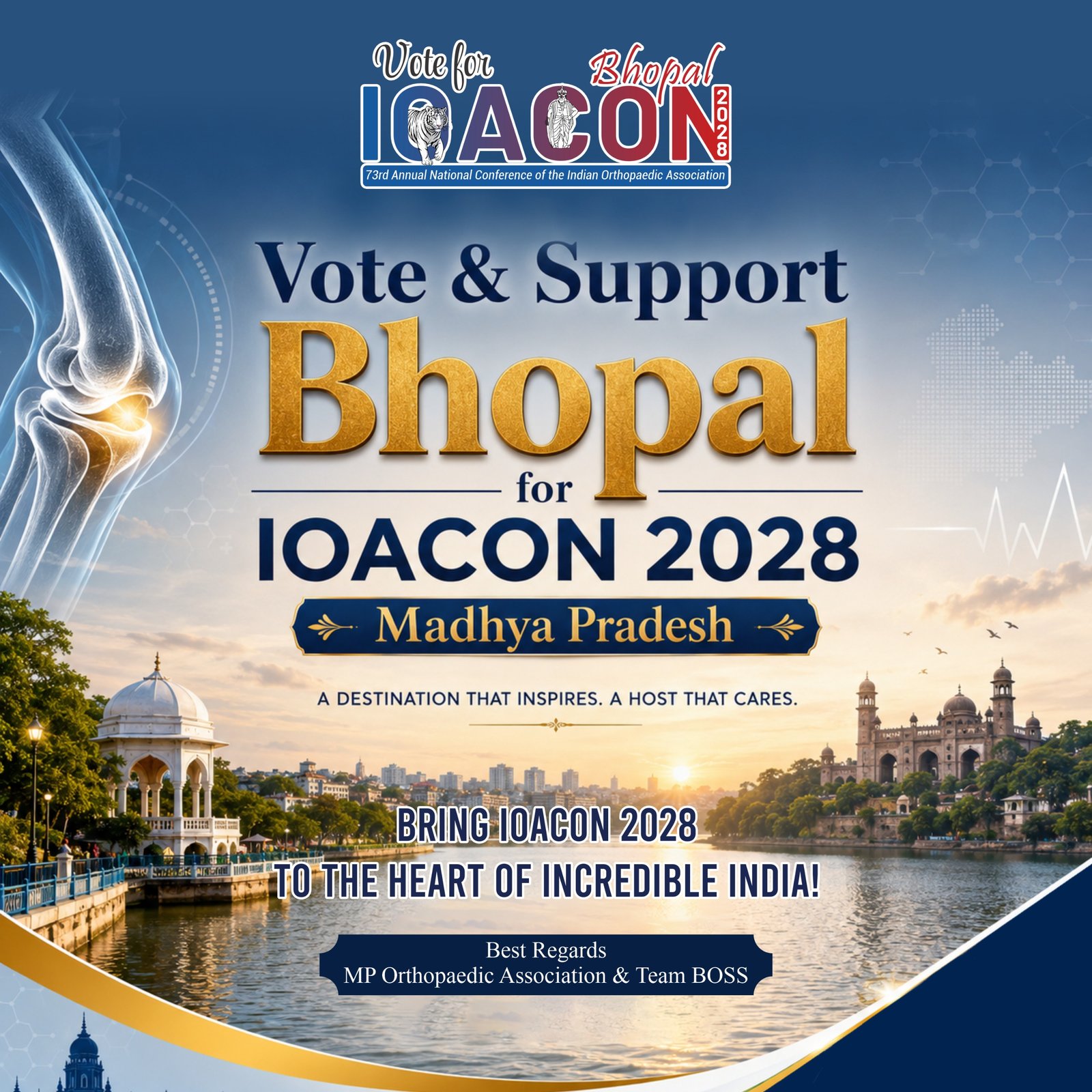Bhopal seeks your valuable support to host IOACON 2028